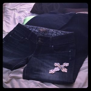 Paige premium denim jeans. Great fit; comfortable!